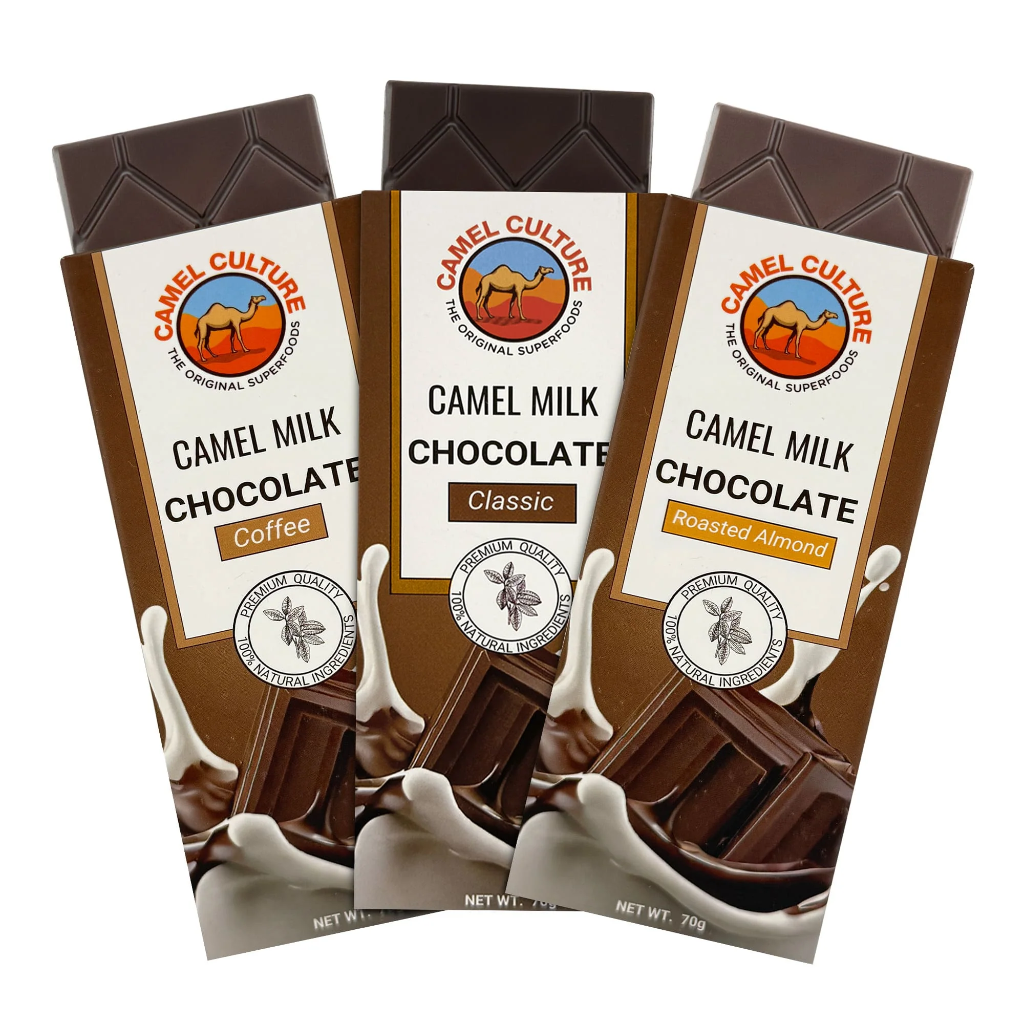 Premium & All-Natural | Camel Milk Chocolate (70G)
